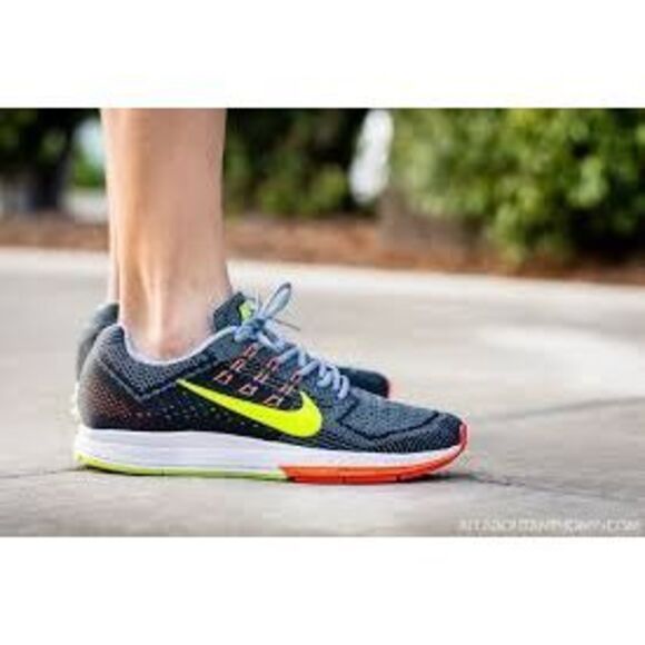 Nike Zoom Structure 18 Sneakers Black Neon Yellow Orange Running Men\'s Size 11.5 main image 11